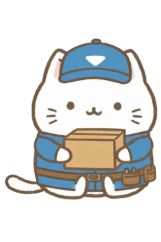 ネコの不用品回収マスコットイメージ